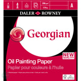 Pad - Oil Painting - Daler Rowney - GEORGIAN - 250 gsm - PAPER - A4