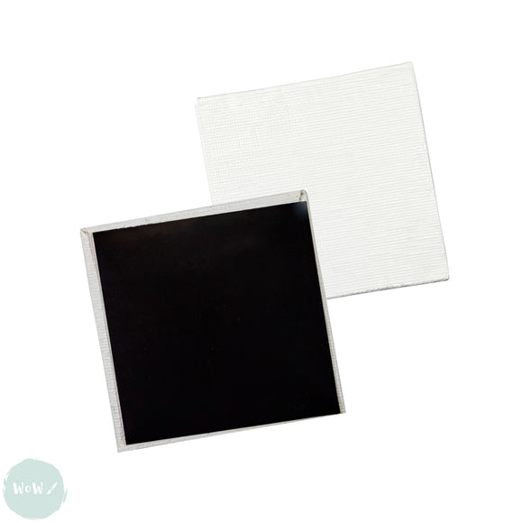 Canvas Board - BLACK primed 100% cotton - Daler Rowney SIMPLY - MINI - MAGNETIC - 2.6