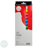 OIl Paint Set- Daler Rowney Simply Oil 12 Assorted 12ml tubes