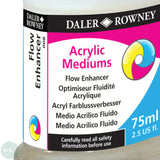ACRYLIC MEDIUMS - Daler Rowney -  FLOW ENHANCER - 75ml Bottle