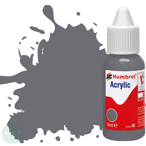 Hobby Paint -  ACRYLIC Humbrol - 14ml  - SATIN - 123 Extra Dark Sea Grey