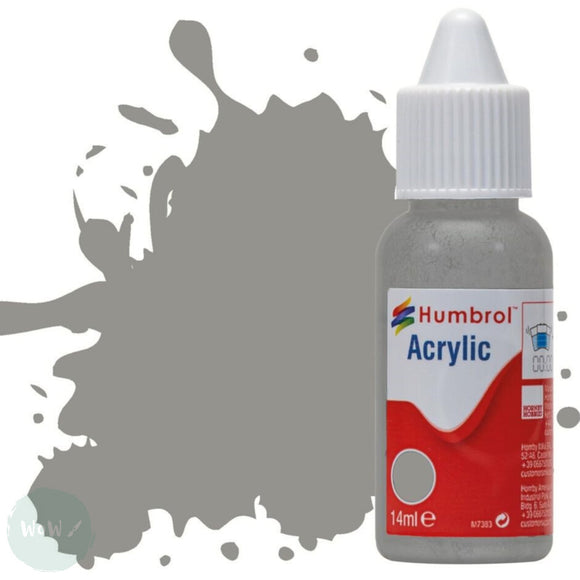 Hobby Paint -  ACRYLIC Humbrol - 14ml  - SATIN - 126 US Med Grey