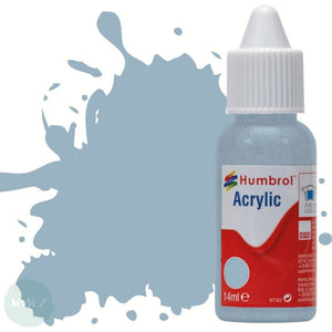 Hobby Paint -  ACRYLIC Humbrol - 14ml  – MATT –  128 US Compass Grey