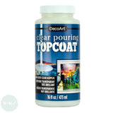 Acrylic Pouring Medium -  DecoArt® Clear Pouring Top Coat - 16 fl oz (473ml)