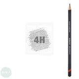 GRAPHITE PENCIL - Derwent – GRAPHIC -	4H