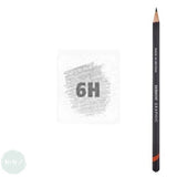GRAPHITE PENCIL - Derwent – GRAPHIC -	6H
