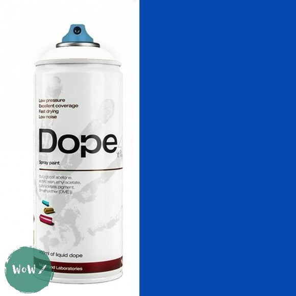 ACRYLIC PAINT - Spray Cans – 400ml -  DOPE CLASSIC D-064 ROYAL BLUE