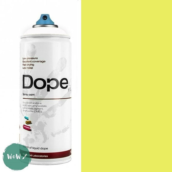 ACRYLIC PAINT - Spray Cans – 400ml -  DOPE CLASSIC D-086 FROG GREEN