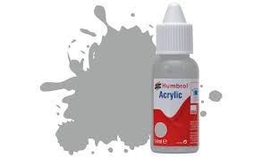 Hobby Paint -  ACRYLIC Humbrol - 14ml  – SATIN –  129 - US GULL GREY