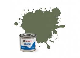 Hobby Paint - ENAMEL - Humbrol – MATT – 14ml Tinlet -	No 105 Marine Green.