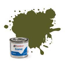 Hobby Paint - ENAMEL - Humbrol – MATT – 14ml Tinlet -	No 150 Forest Green