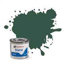 Hobby Paint -  ENAMEL Humbrol - 14ml  – MATT – 	 116 US Dark Green