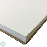 Hardback Spiral Bound Sketch book - DRAWING BOARD COVER - 160gsm White all-media paper - A4 Landscape