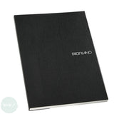 FABRIANO SOFTBACK - A5 Stitched Bound - ECOQUA - Ruled - 90gsm -BLACK