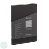 FABRIANO SOFTBACK - A5 Stitched Bound - ECOQUA - Ruled - 90gsm -BLACK
