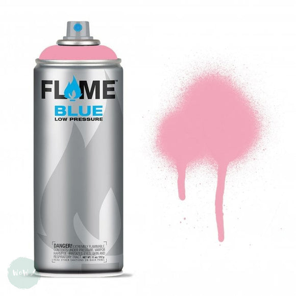 ACRYLIC PAINT - Spray Cans – 400ml -  BLUE FLAME - PIGLET PINK