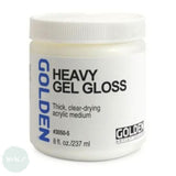Acrylic Mediums - GOLDEN 237ml - Heavy Gel Gloss