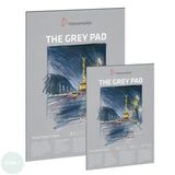 SKETCH / DRAWING PAPER PAD - Toned - Hahnemuhle - The GREY PAD - 120gsm - 20 x 20 cm