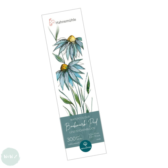 Watercolour Postcard - Hahnemuhle - BOOKMARK PAD - 300gsm - COLD PRESSED Surface