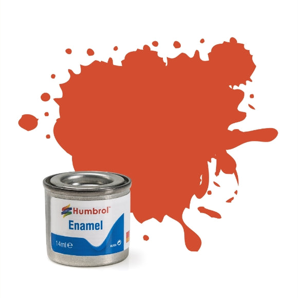 Hobby Paint - ENAMEL - Humbrol – SATIN -	No 132 Red  Satin