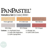 PAN PASTEL - SET - 	6 - Metallics (Full Range)