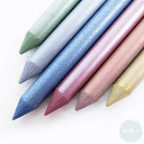 MECHANICAL CLUTCH PENCIL - 5.6mm - LEADS - Koh-i-noor Gioconda 6 x Assorted Metallic Leads