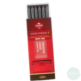 MECHANICAL CLUTCH PENCIL - 5.6mm - LEADS - Koh-i-noor Gioconda 2B Graphite Leads