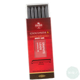 MECHANICAL CLUTCH PENCIL - 5.6mm - LEADS - Koh-i-noor Gioconda 6B Graphite Leads