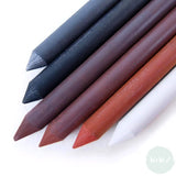 MECHANICAL CLUTCH PENCIL - 5.6mm - LEADS - Koh-i-noor Gioconda 6 x Assorted Leads