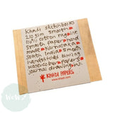 Hardback Watercolour Paper Book - SQUARE BOUND - Khadi 100% cotton handmade Artists’ paper – 210gsm, SMOOTH, 13 x 16 cm