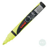 CHALK PAINT MARKERS - Uni POSCA – Medium Bullet Tip – PWE-5M - FLUORESCENT YELLOW