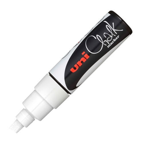 CHALK PAINT MARKERS - Uni POSCA – 8mm Chisel Tip – PWE-8K - WHITE