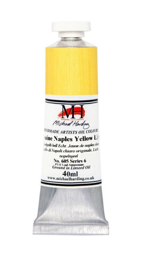 Michael Harding Handmade Oil 40ml tube-	Genuine Naples Yellow Light 40ml (series 6)