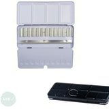 Empty Watercolour Cases - Metal Tin -  12 x Tubes