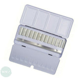 Empty Watercolour Cases - Metal Tin -  12 x Tubes