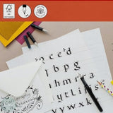 Calligraphy Paper Pad -Manuscript Calligraphy Practice Pad - 50 sheets A4