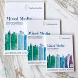 Mixed Media pad - Hahnemuhle - UNIVERSAL PAD - 310gsm - 30 x 40cm