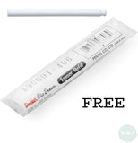 Eraser- PENTEL- Clic - Pencil shaped Eraser with 2 free refills