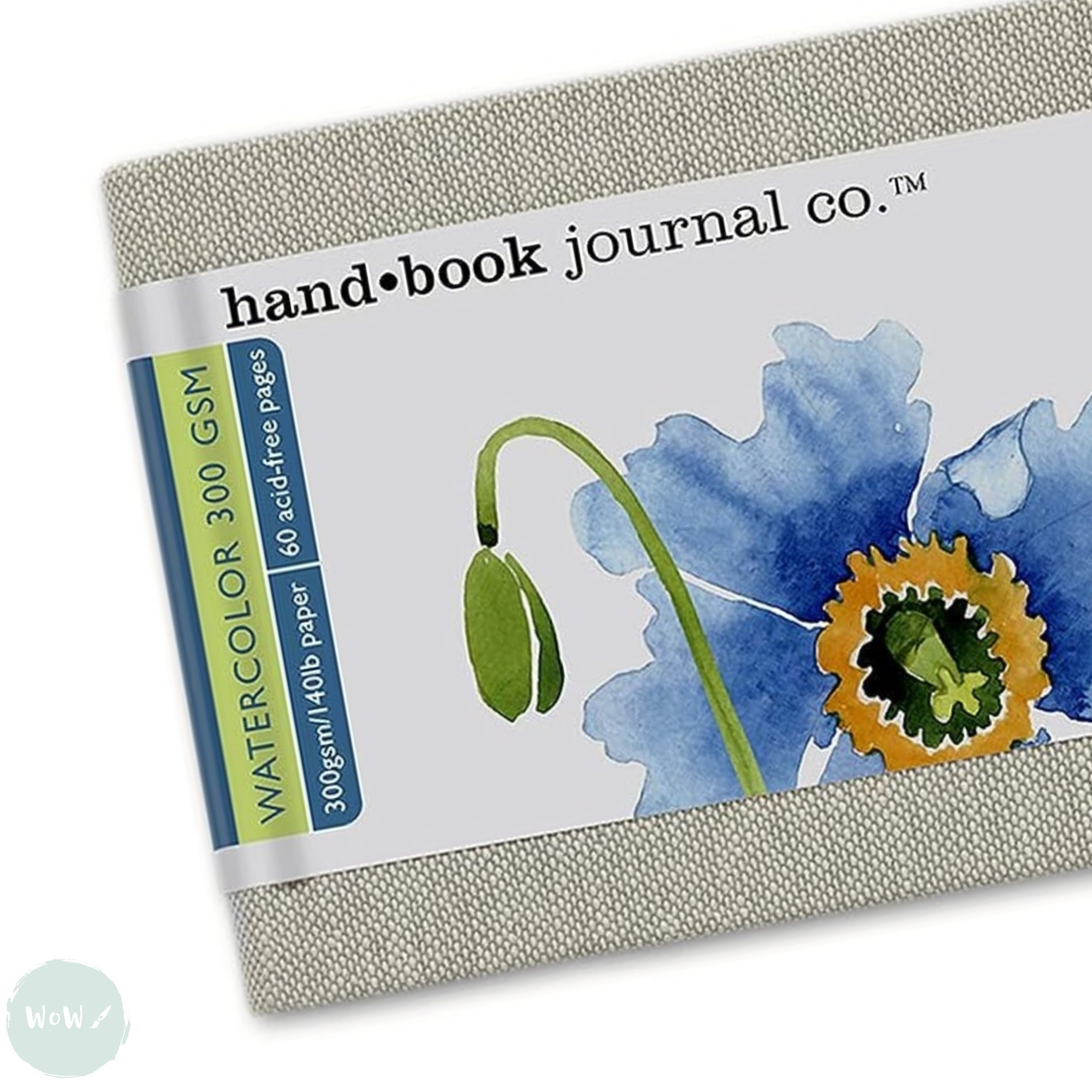 Hand Book Journal Travel Watercolor 140lb Pocket Panarama 3.5 x 8.25