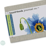 Hardback Watercolour Paper Book - TRAVEL JOURNAL - 300gsm NOT Surface- Hand Book Journal Co. - PANORAMA 3.5 x 8.25"