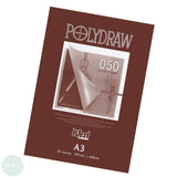 TRACING -  Polyester Drafting Film Pad - POLYDRAW - 50 Micron - Double Matt - A3