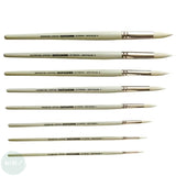 Oil & Acrylic Paint Brush - Pro Arte - Series D - BRISTLENE Synthetic Bristle – ROUND – 14