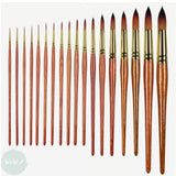 Pro Arte Series 007 Prolene Plus- Round Brush - 0