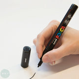 PAINT MARKER - POSCA - Set - 11  x PC-3M & 1 x PC-7M plus free pen pouch - STANDARD Colours