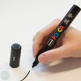 PAINT MARKER - POSCA - Set - 11  x PC-5M & 1 x PC-7M plus free pen pouch - PASTEL Colours