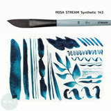 ARTISTS PAINT BRUSH - Synthetic - ROSA - STREAM - Series 143 – DAGGER – 4