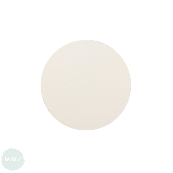 Circular WHITE PRIMED Canvas Board - CLAIREFONTAINE - 20 cm  Dia.