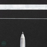 Gel Pen - SAKURA Gelly Roll - pack of 3 - WHITES - MEDIUM - 08 (0.4mm)