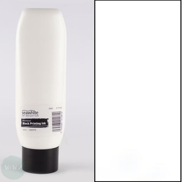 BLOCK / LINO PRINTING - INK - Water-based - 300ml - WHITE