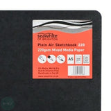HARDBACK SPIRAL SKETCHBOOK - Seawhite - PLEIN AIR - 220gsm - White all-media paper - LANDSCAPE A5